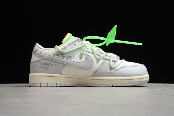 OFW X NIKE DUNK LOW “lot 07 OF 50” DM1602-108