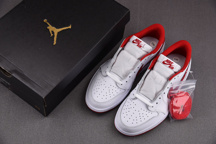 Air Jordan 1 Retro Low “White Varsity Red” 705329-101