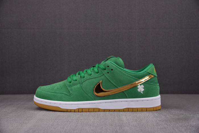 nike sb dunk low pro st. patR1ck''s day (2022) bq6817-303
