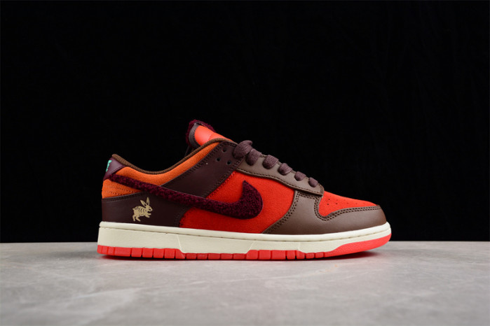 Nike Dunk Low Retro PRM Year of the Rabbit Light Crimson  FD4203-661